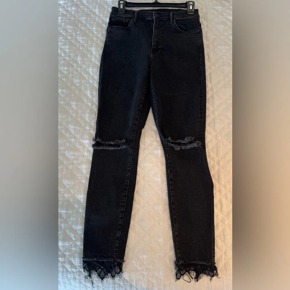 MOTHER Black Lace Detail Jeans - Picture 4 of 13